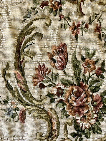 Floral brocade cloth