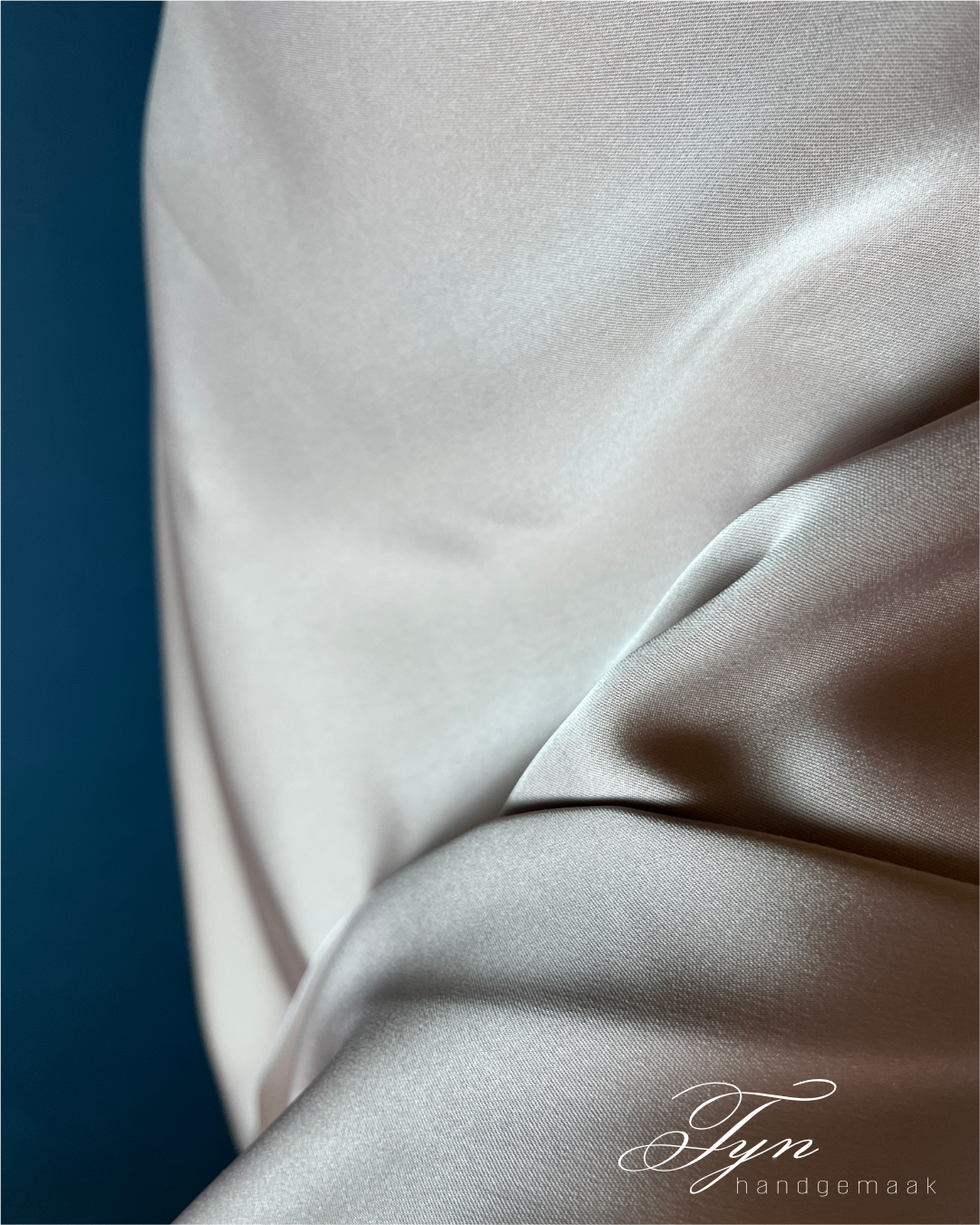 Handmade satin, close up