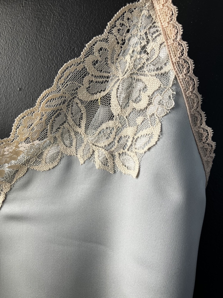 Bodice pinned on the studio table